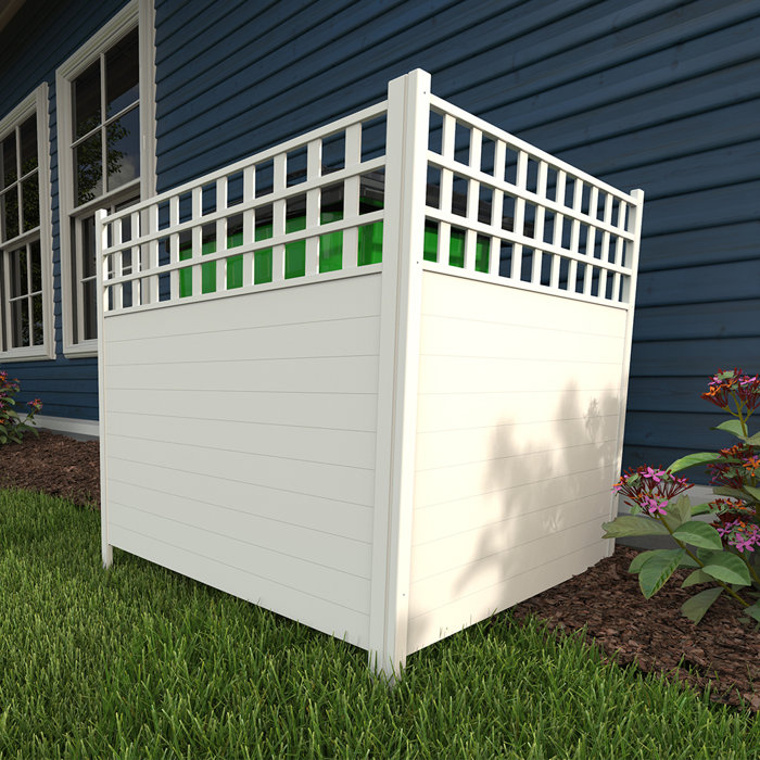 Zippity Outdoor Products 4 ft. H x 3.5 ft W Keswick Vinyl Privacy Fence